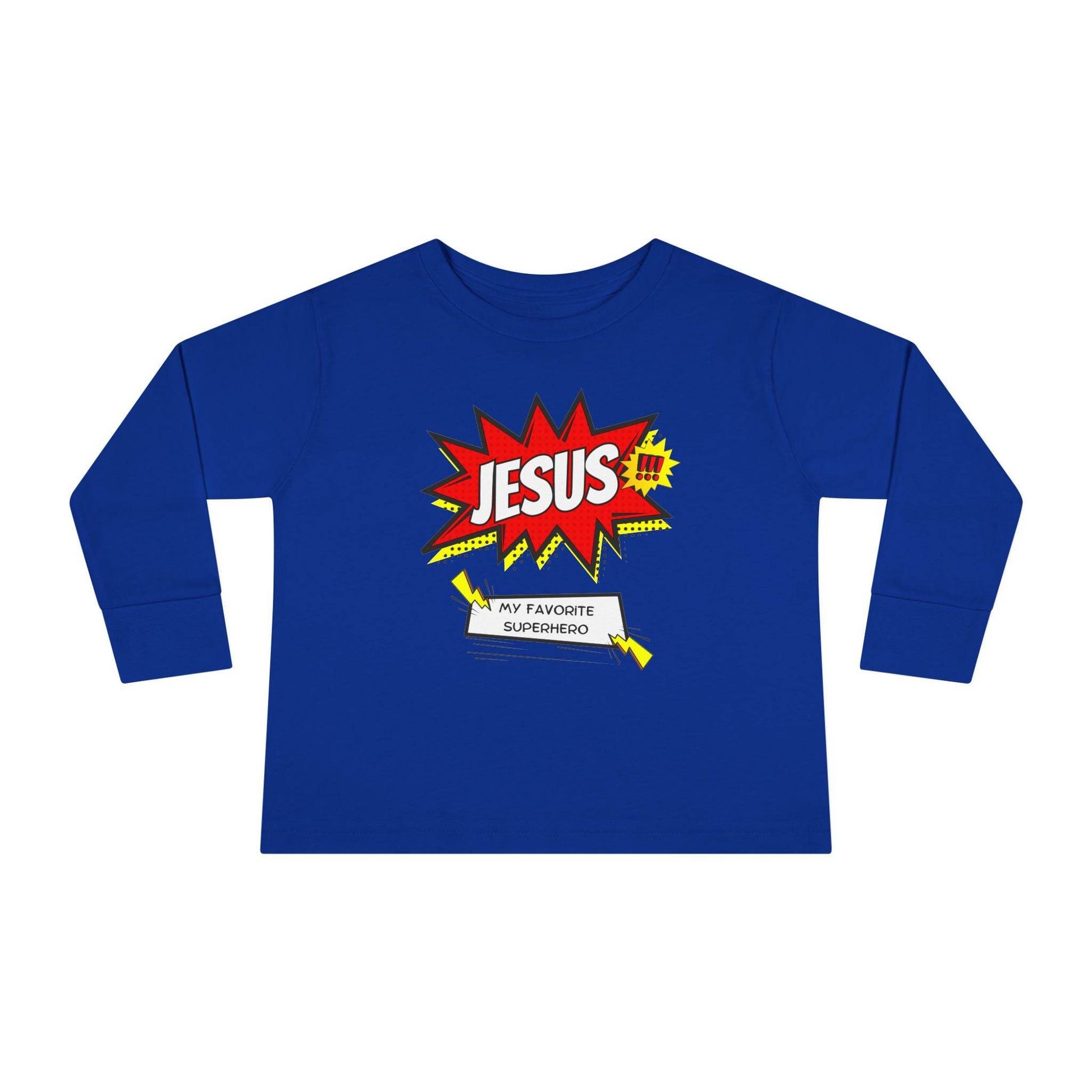 Jesus: My Favorite Superhero – Comic Book Style Toddler Tee - Harmony + Hope