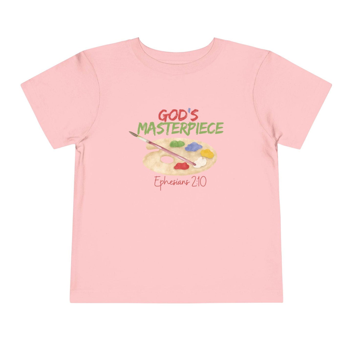 God’s Masterpiece – Toddler Short Sleeve Tee (Ephesians 2:10) - Harmony + Hope