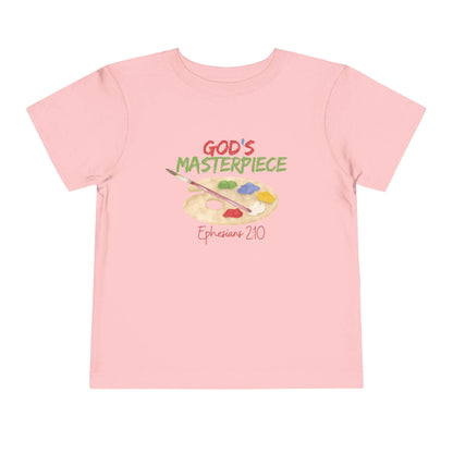 God’s Masterpiece – Toddler Short Sleeve Tee (Ephesians 2:10) - Harmony + Hope