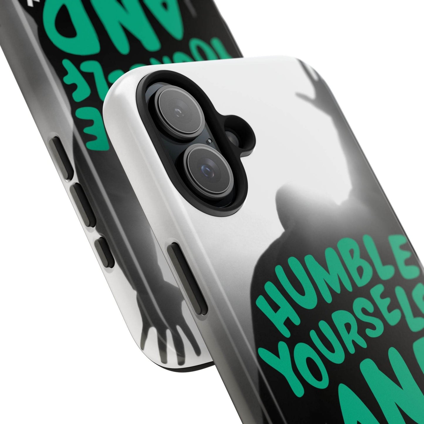 Humble Yourself and Pray Phone Case – Teal Christian Reminder - Harmony + Hope