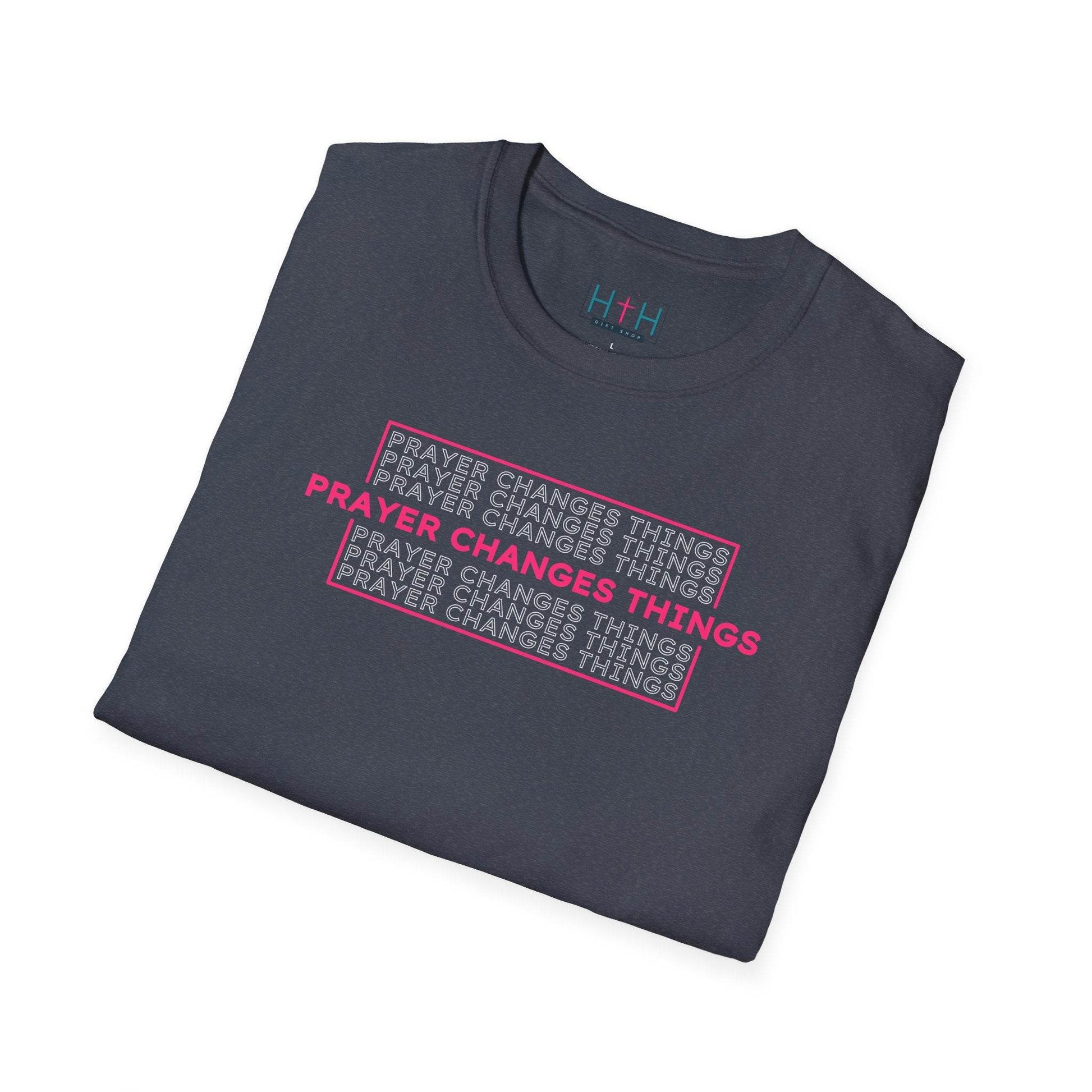 Vintage Wash: Prayer Changes Things T-Shirt - Harmony + Hope