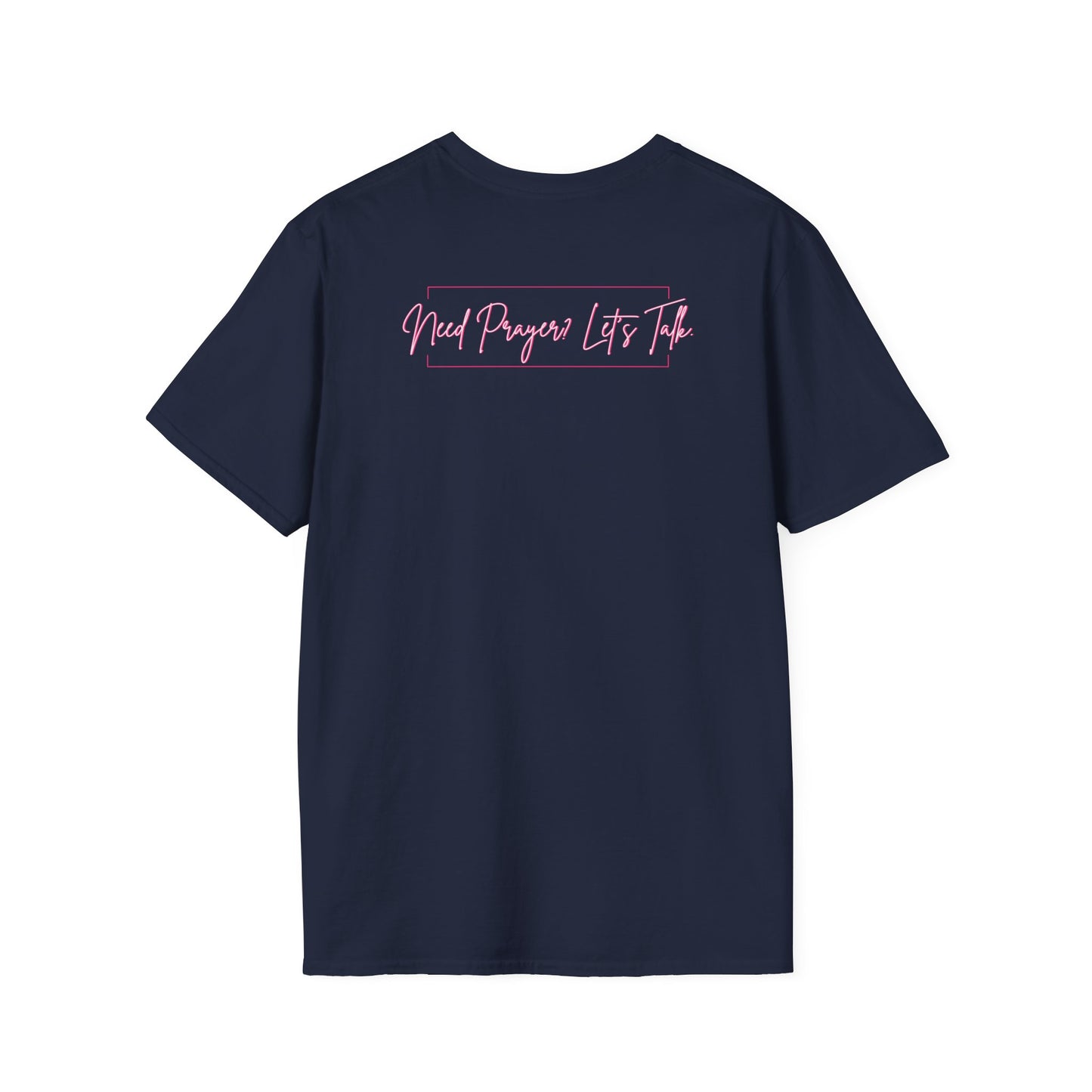Calligraphy Casual "Prayer Changes Things" - Inspirational Unisex T-Shirt
