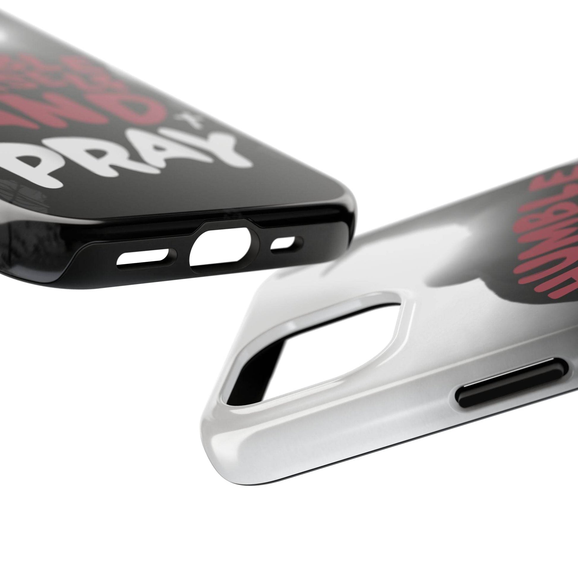 Humble Yourself and Pray Phone Case – Red Statement of Faith - Harmony + Hope