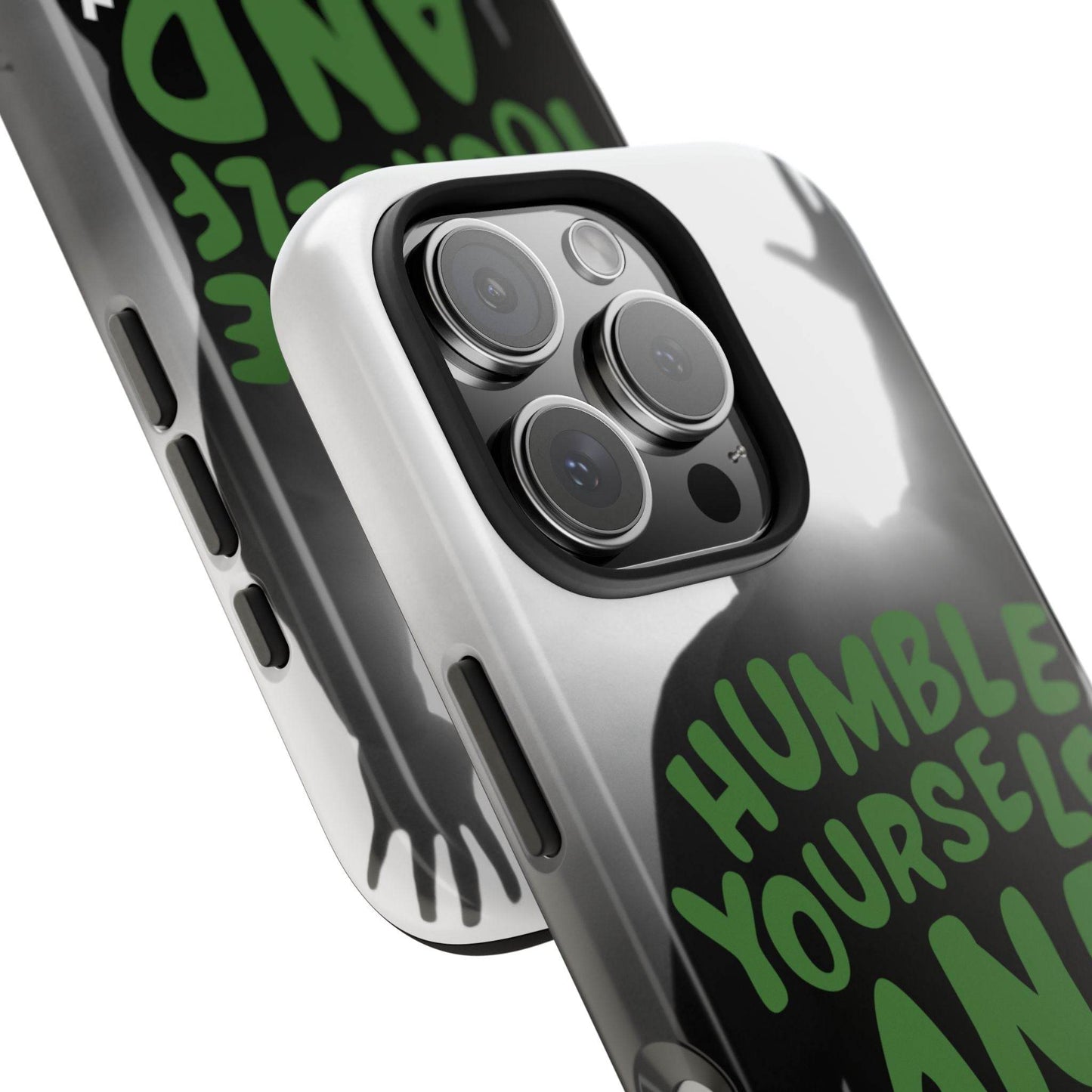 Humble Yourself and Pray Phone Case – Deep Green Faith Design - Harmony + Hope