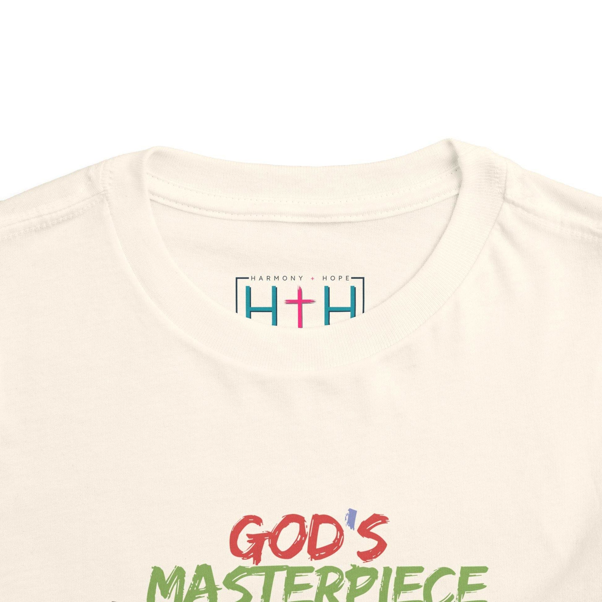 God’s Masterpiece – Toddler Short Sleeve Tee (Ephesians 2:10) - Harmony + Hope