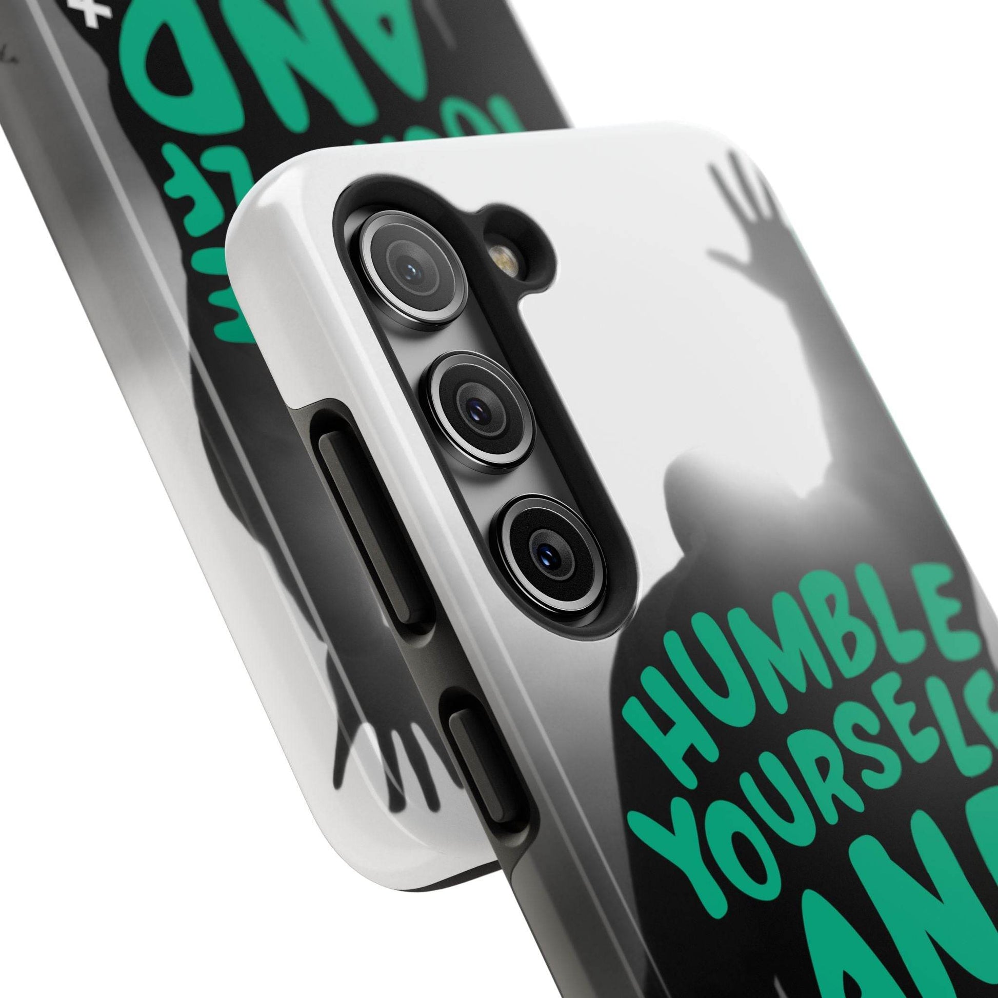 Humble Yourself and Pray Phone Case – Teal Christian Reminder - Harmony + Hope