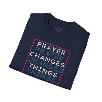 Pray Boldly "Prayer Changes Things" - Inspirational Unisex T-Shirt