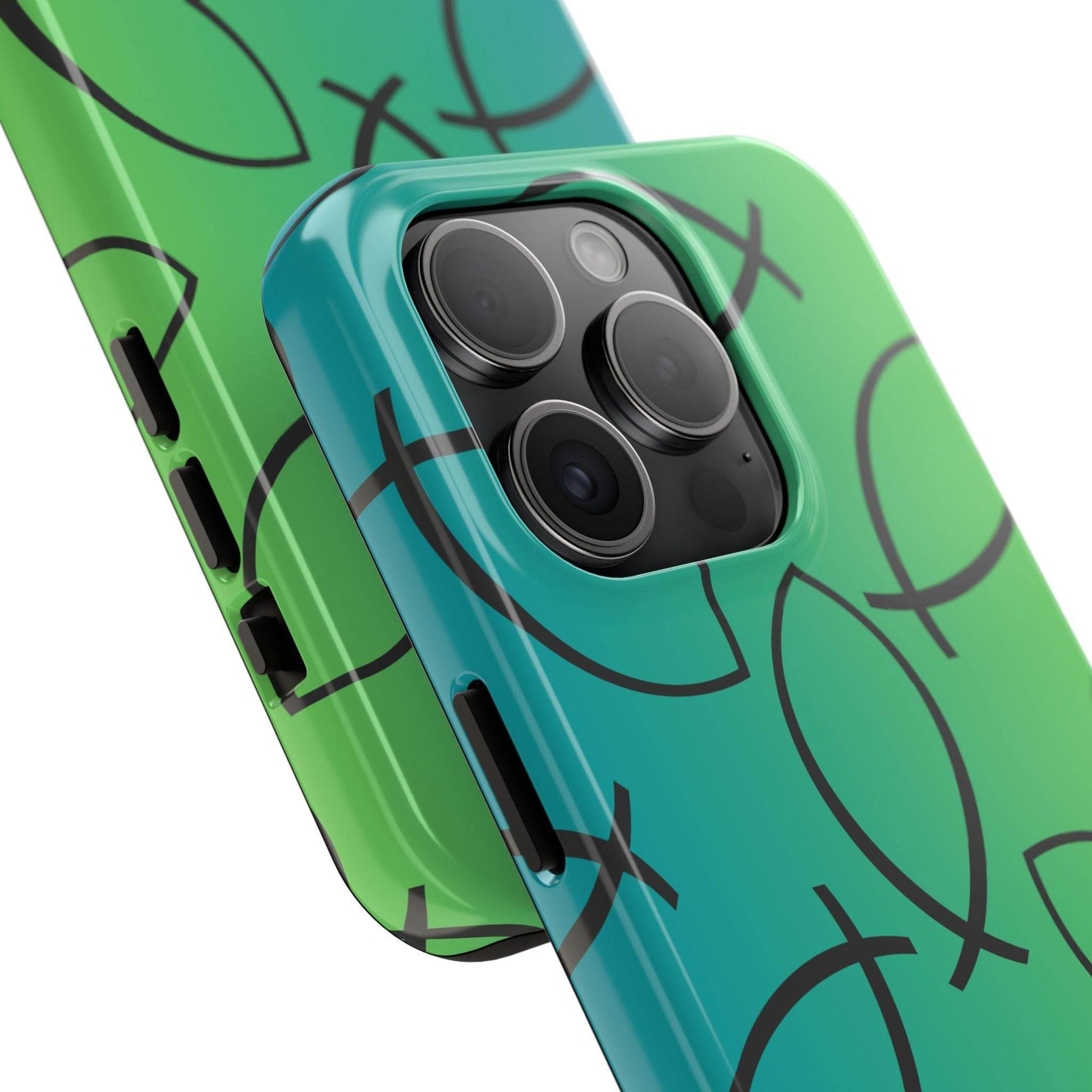 Go and Make Disciples Phone Case – Teal Green Gradient - Harmony + Hope