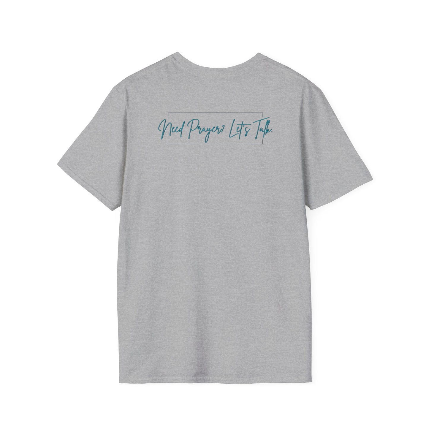 Calligraphy Casual "Prayer Changes Things" - Inspirational Unisex T-Shirt