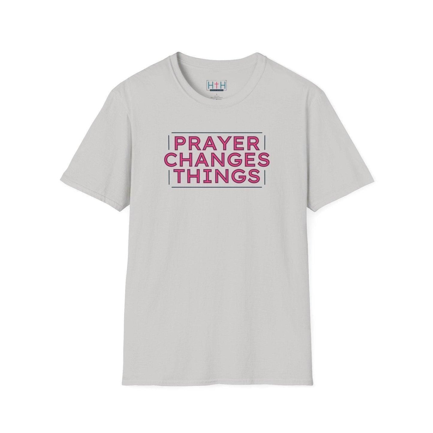 Faith in Motion - Prayer Changes Things Inspirational Unisex T-Shirt - Harmony + Hope