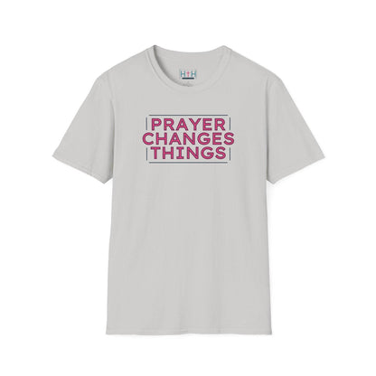 Faith in Motion - Prayer Changes Things Inspirational Unisex T-Shirt - Harmony + Hope