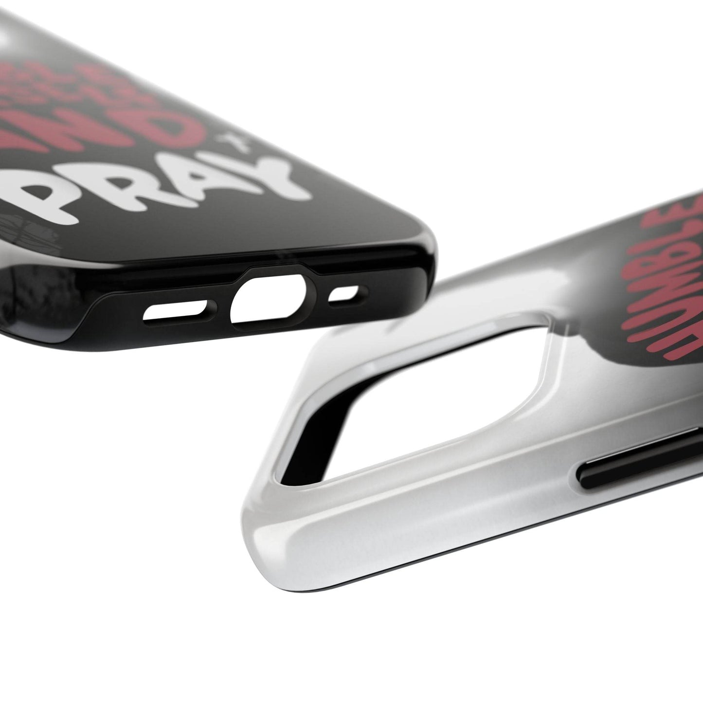 Humble Yourself and Pray Phone Case – Red Statement of Faith - Harmony + Hope