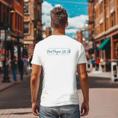 Calligraphy Casual "Prayer Changes Things" - Inspirational Unisex T-Shirt