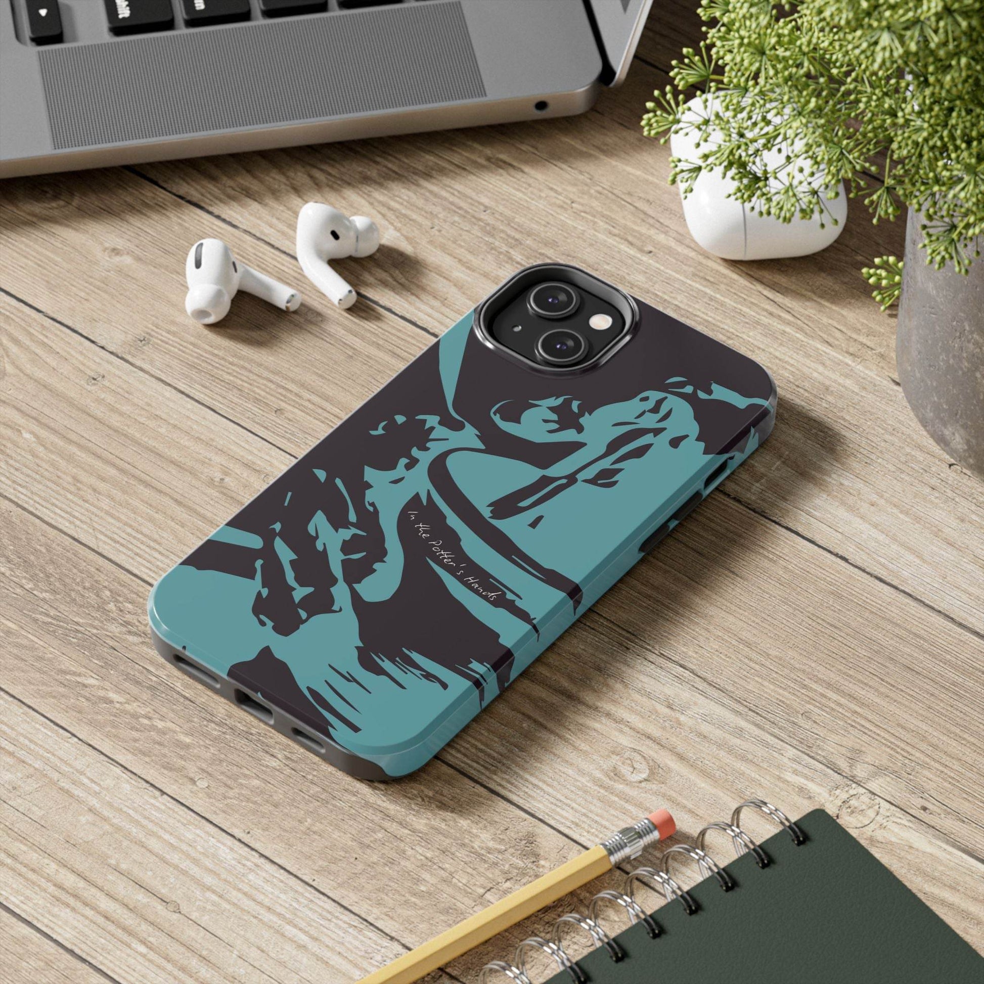 In the Potter’s Hands Phone Case – Abstract Faith Design - Harmony + Hope