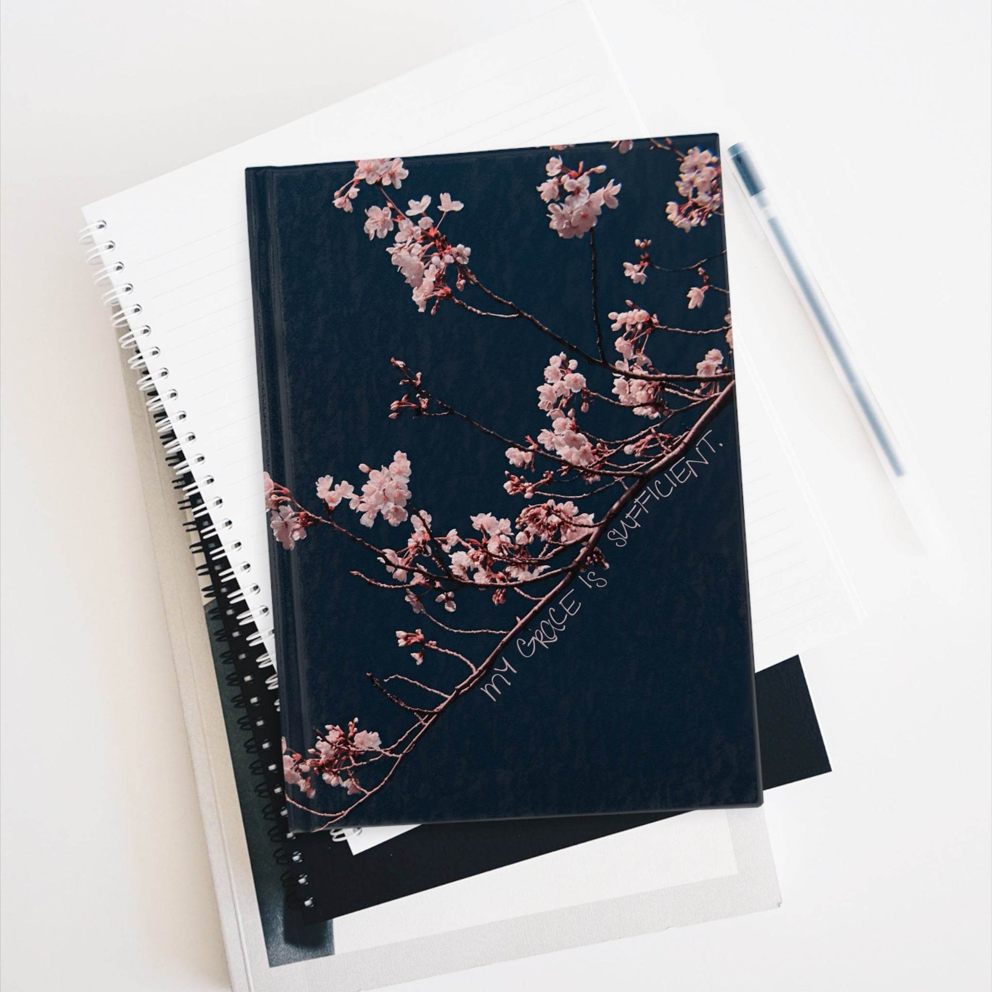 Strength & Grace – Floral Christian Hardcover Journal - Harmony + Hope