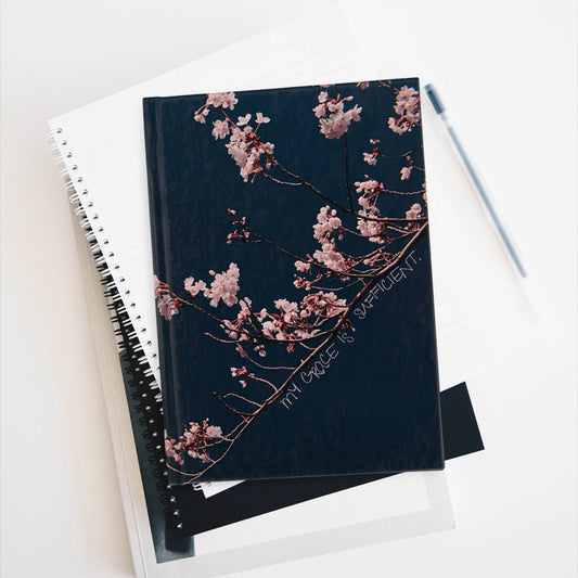 Strength & Grace – Floral Christian Hardcover Journal - Harmony + Hope