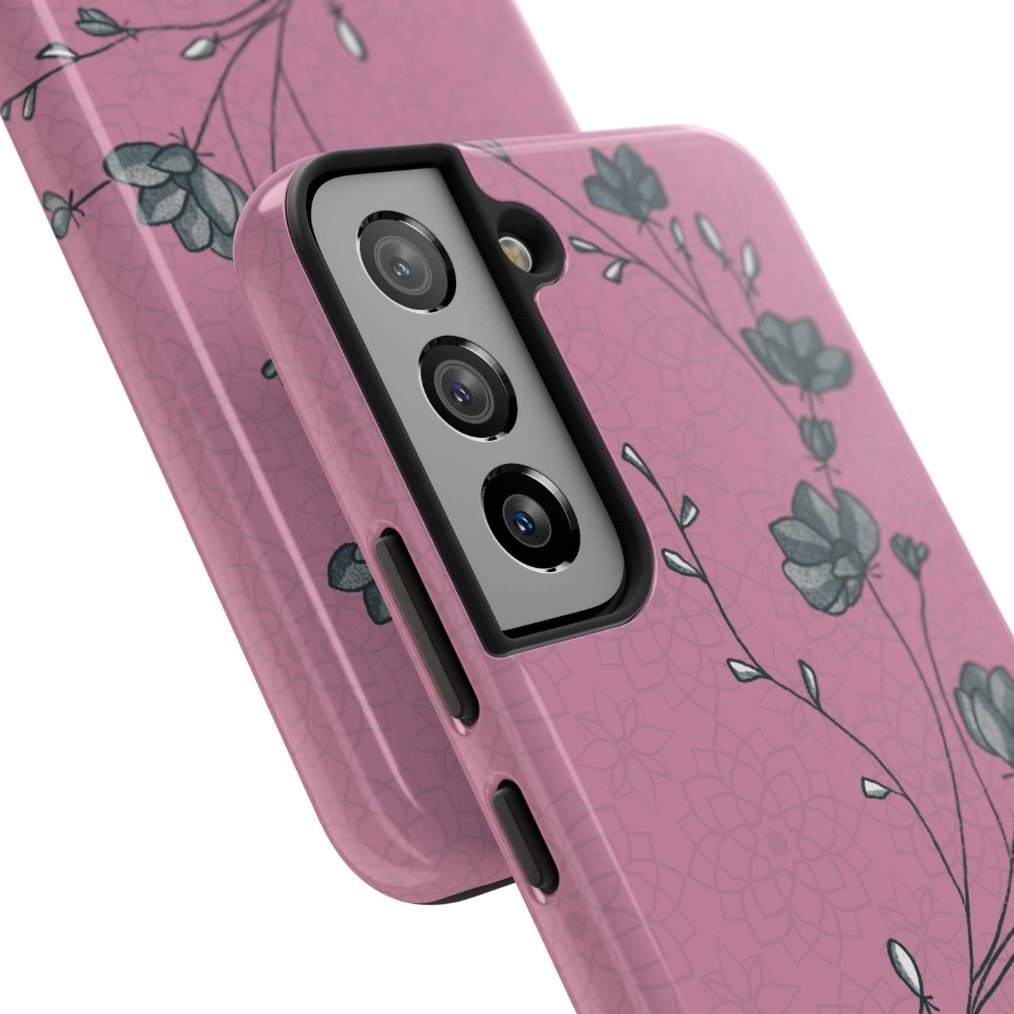 Pause & Pray Phone Case – Mauve Floral Reminder - Harmony + Hope