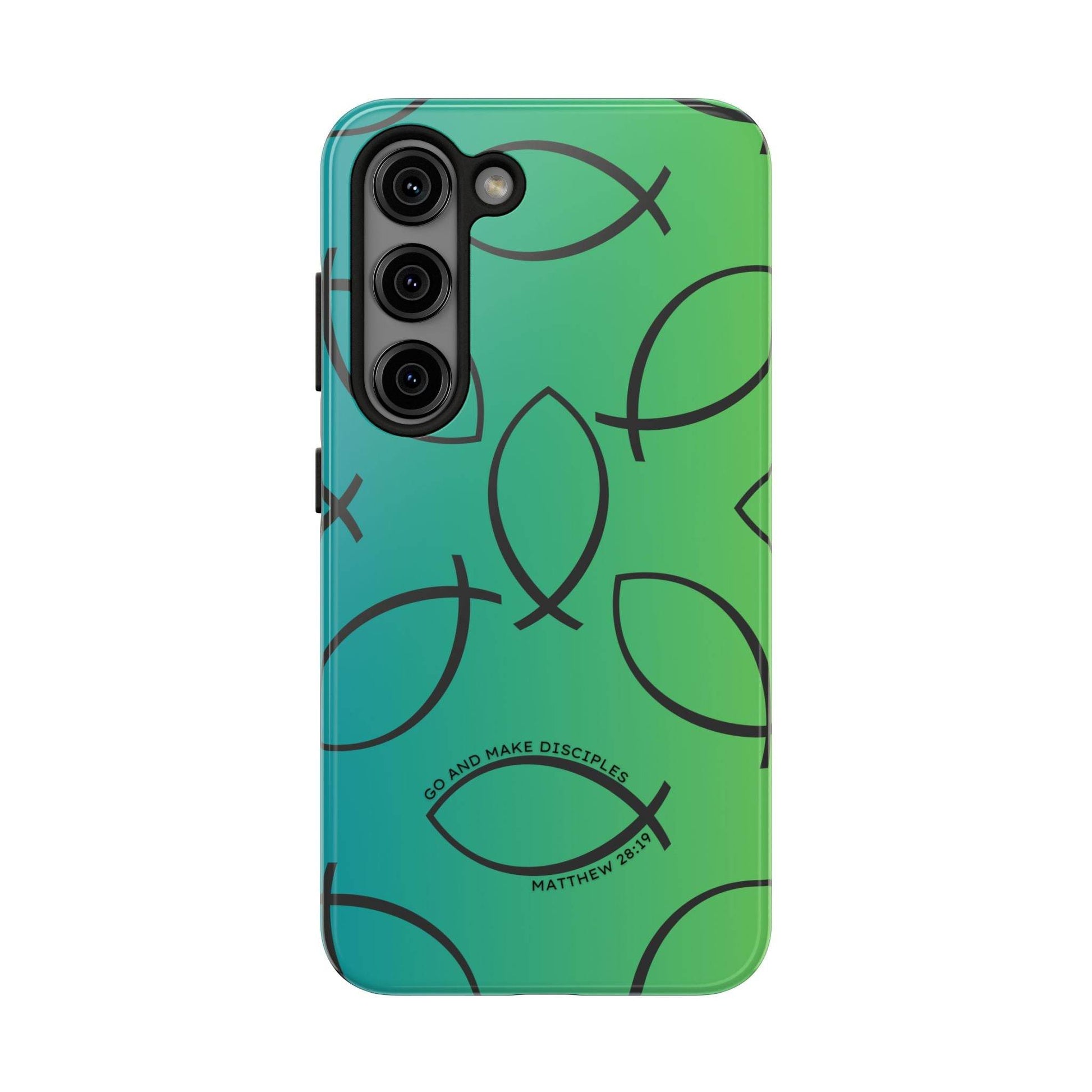 Go and Make Disciples Phone Case – Teal Green Gradient - Harmony + Hope