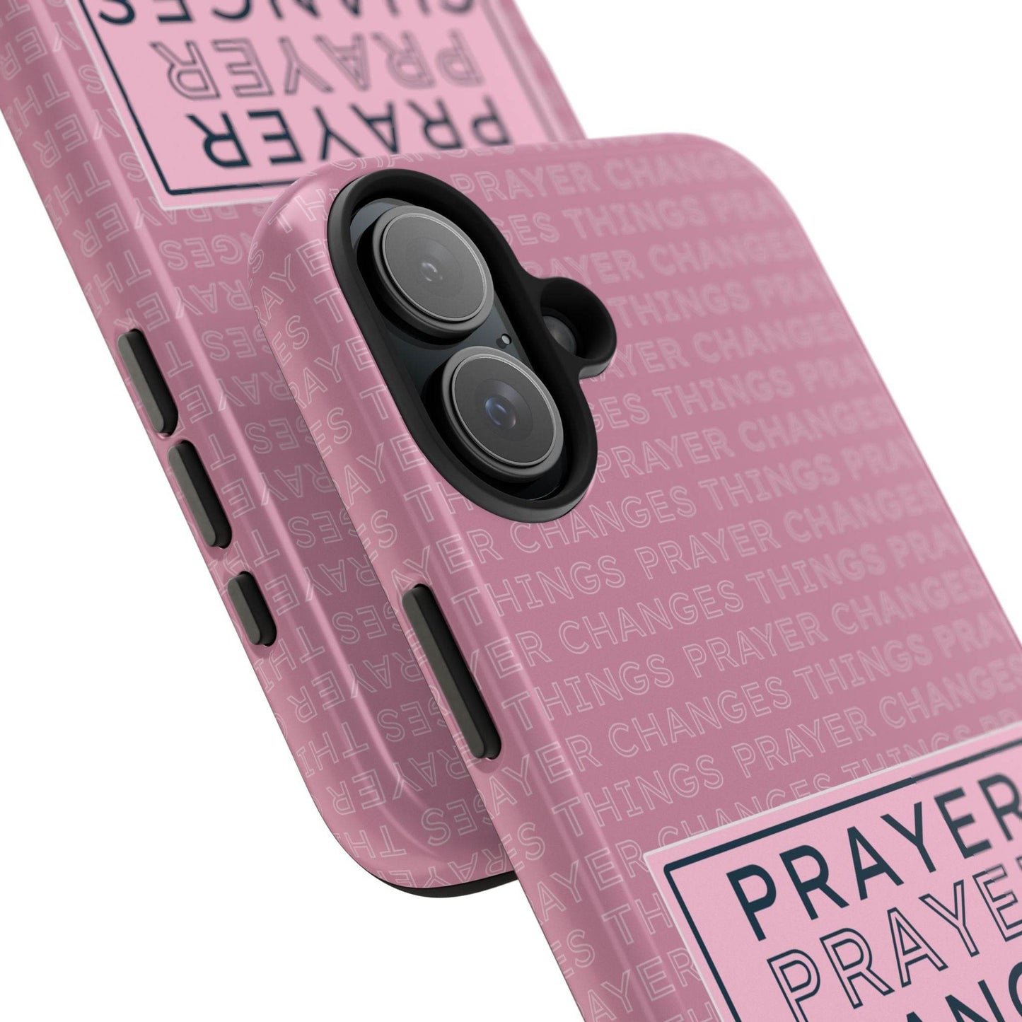 Prayer Changes Things Phone Case – Mauve Pink Faith Design - Harmony + Hope