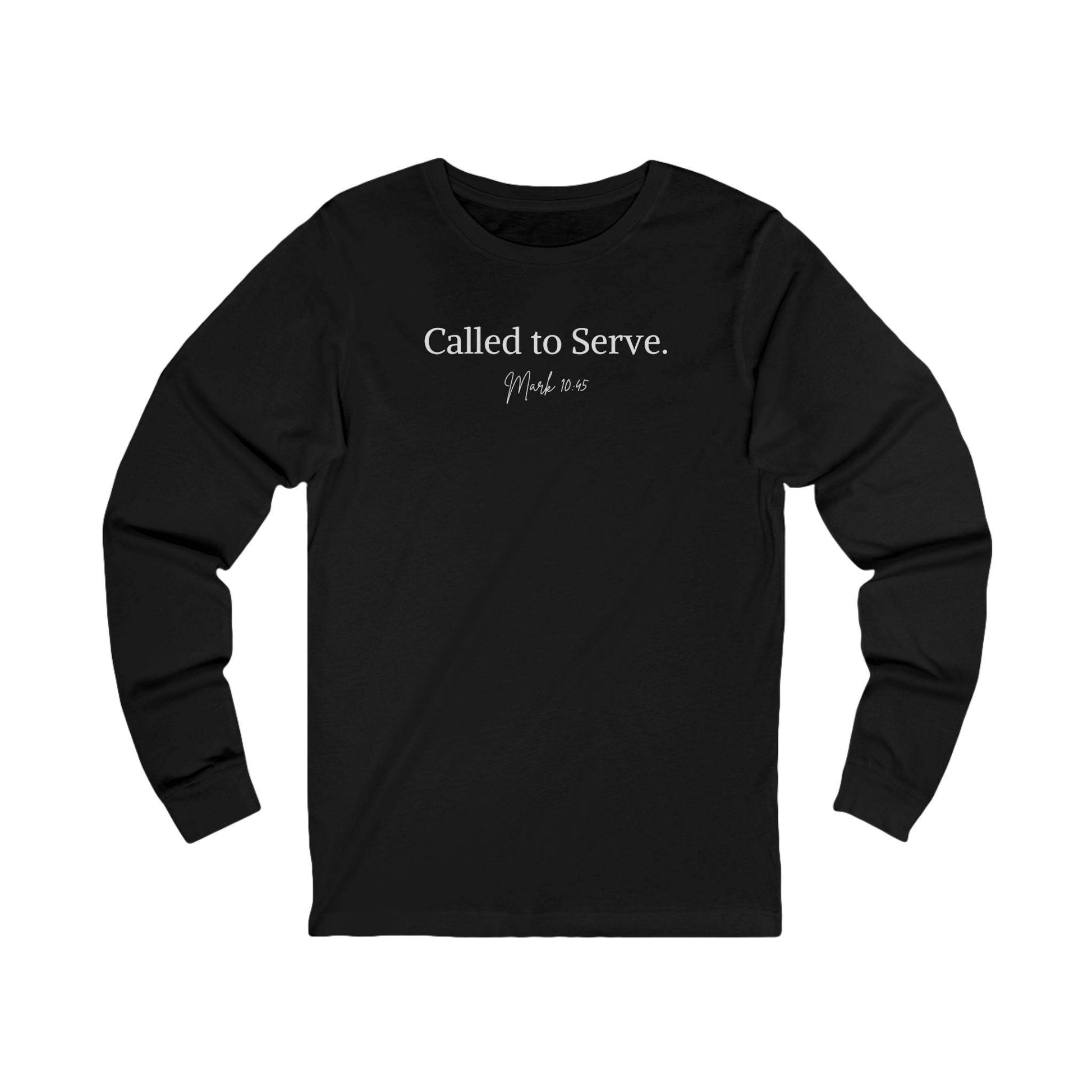 Called to Serve – Mark 10:45 Unisex Long Sleeve Tee - Harmony + Hope