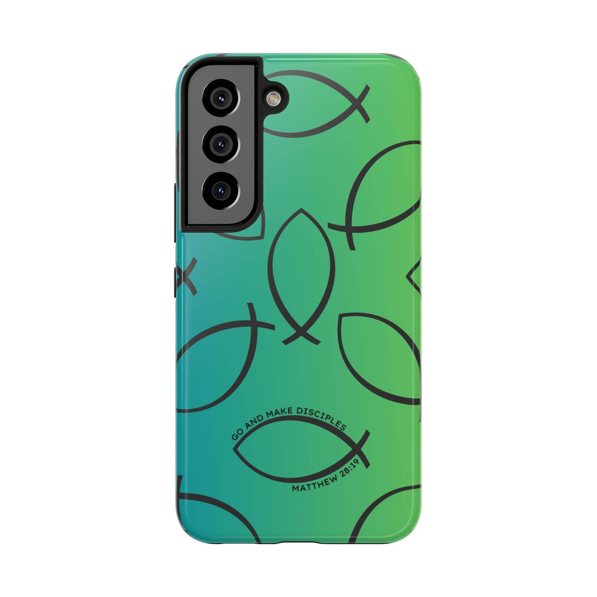 Go and Make Disciples Phone Case – Teal Green Gradient - Harmony + Hope