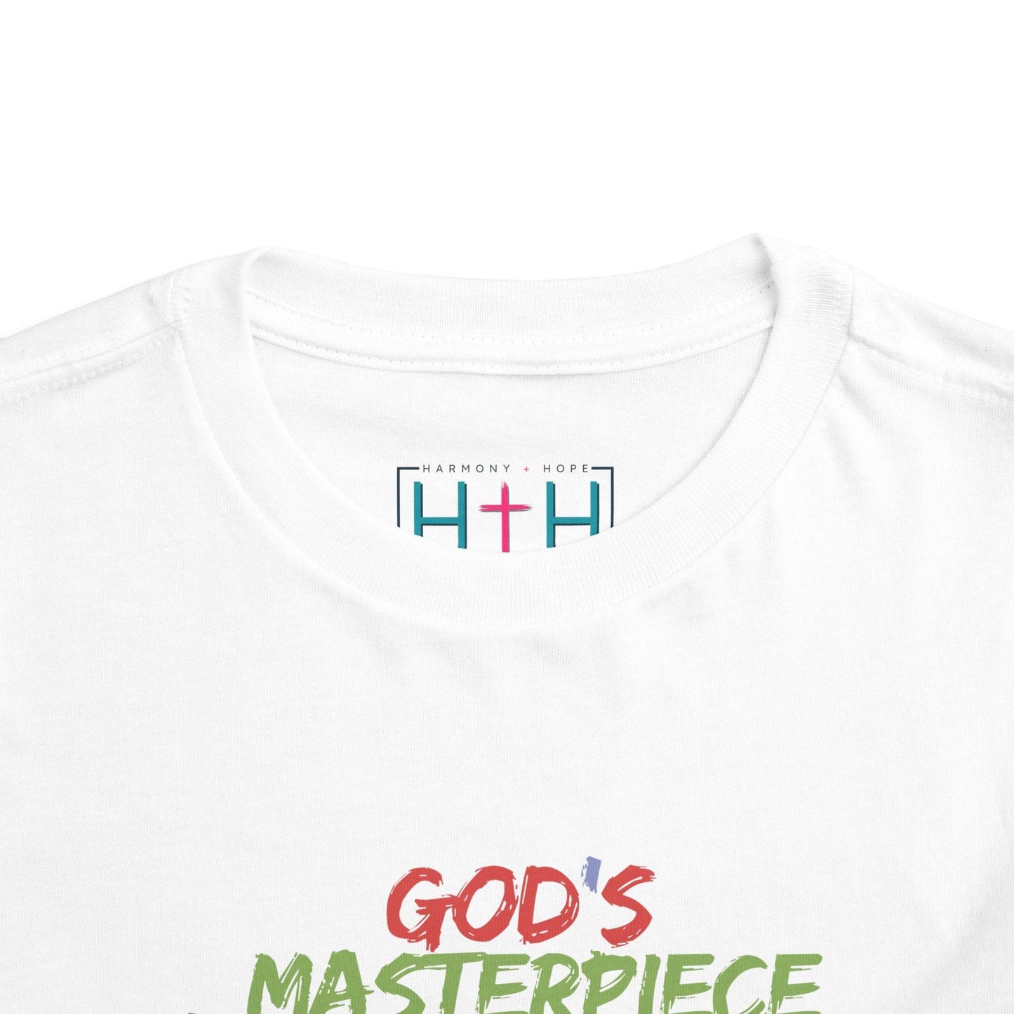 God’s Masterpiece – Toddler Short Sleeve Tee (Ephesians 2:10) - Harmony + Hope