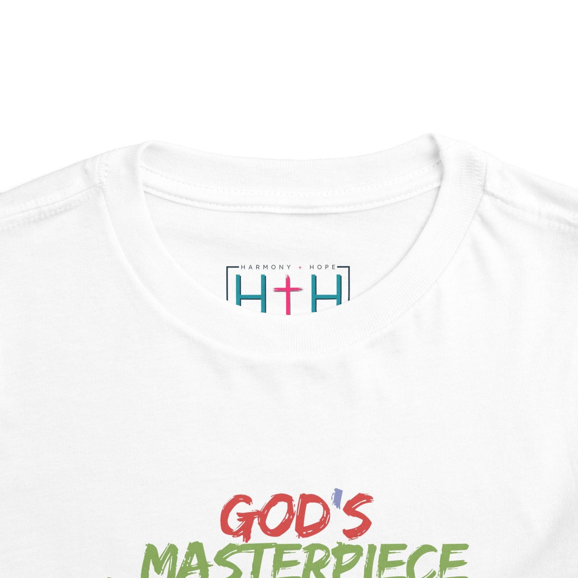 God’s Masterpiece – Toddler Short Sleeve Tee (Ephesians 2:10) - Harmony + Hope