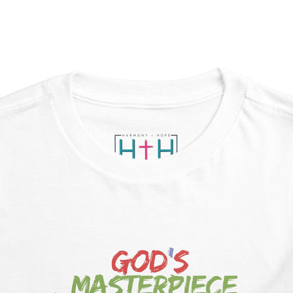God’s Masterpiece – Toddler Short Sleeve Tee (Ephesians 2:10) - Harmony + Hope