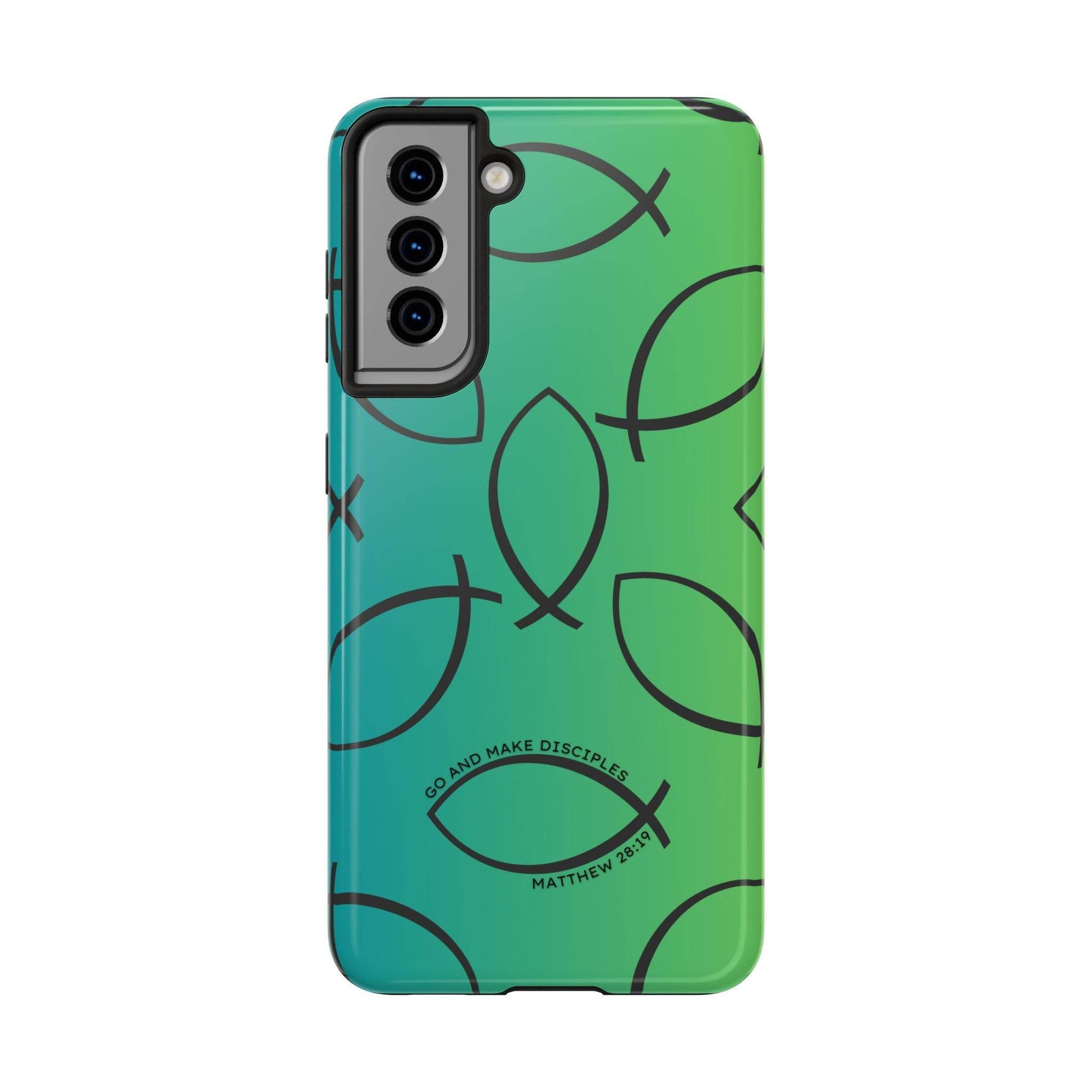 Go and Make Disciples Phone Case – Teal Green Gradient - Harmony + Hope