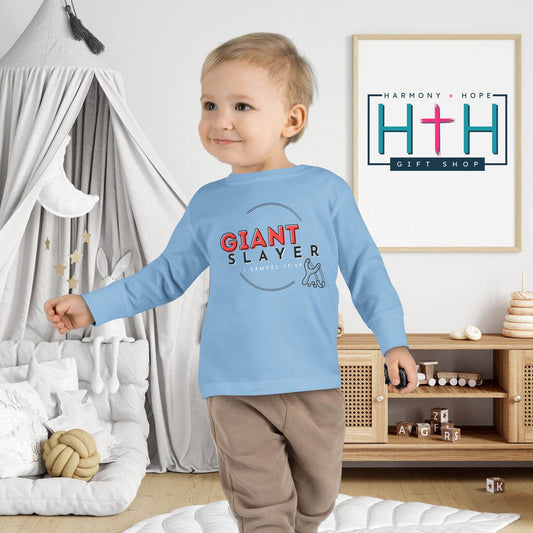 Giant Slayer Kids Shirt - Christian Apparel for Little Warriors - Harmony + Hope