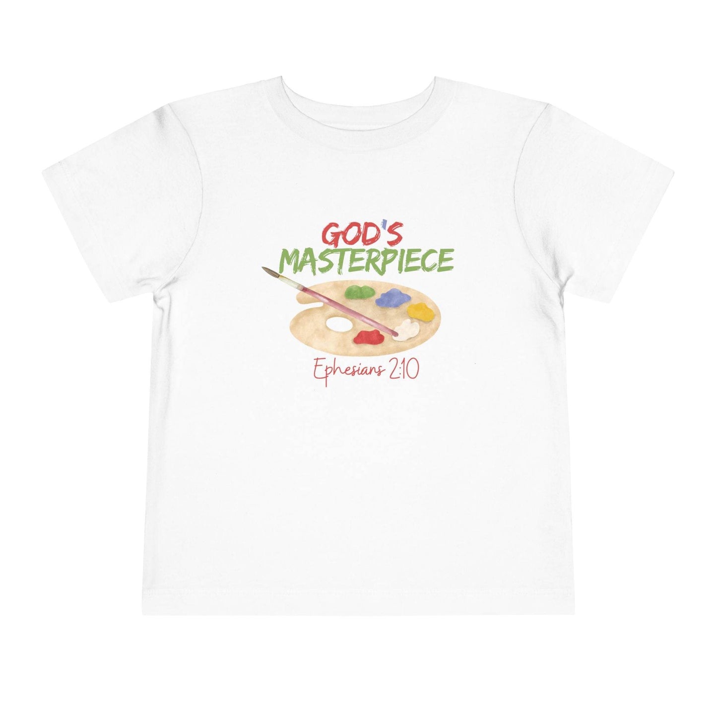 God’s Masterpiece – Toddler Short Sleeve Tee (Ephesians 2:10) - Harmony + Hope