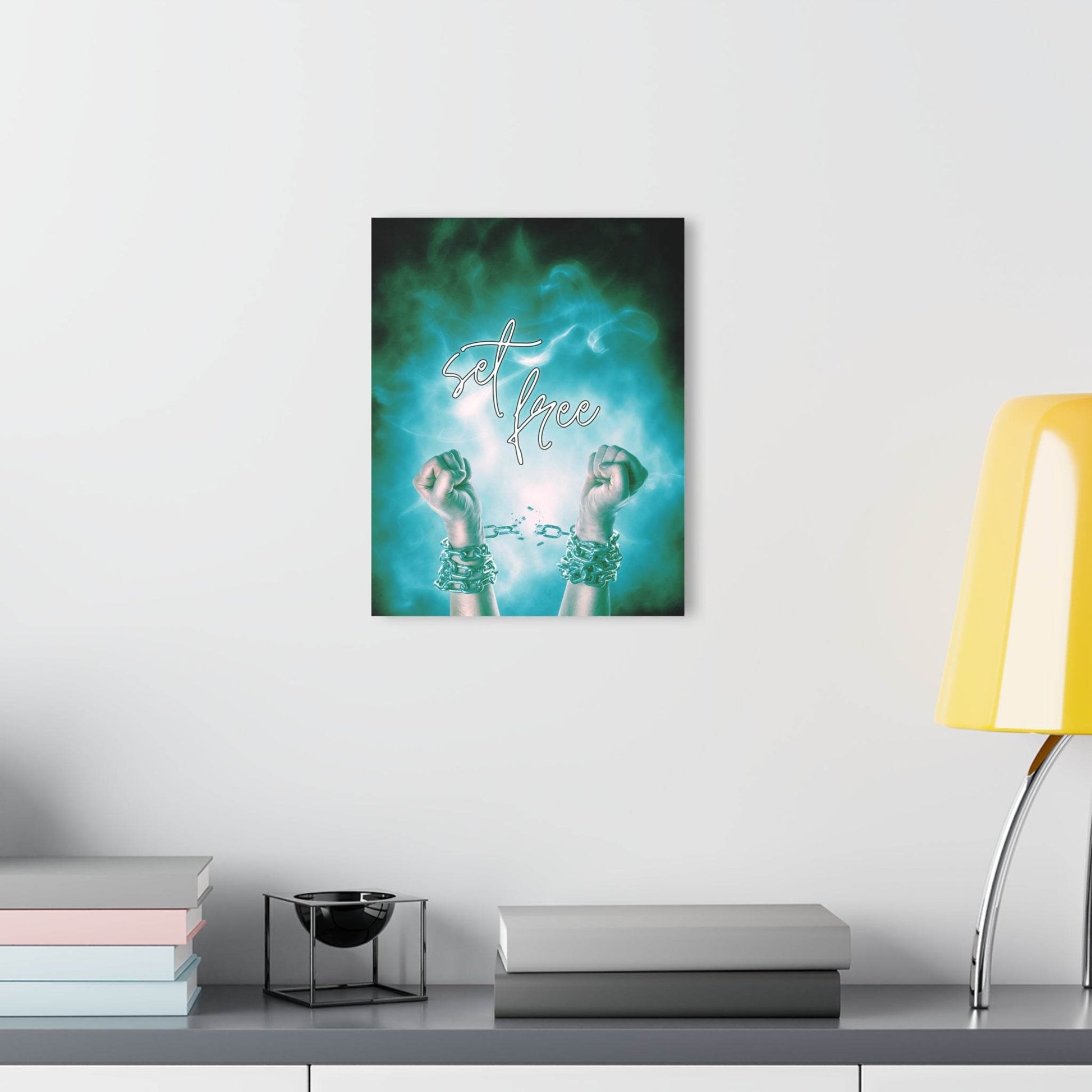 Set Free – Breaking Chains Christian Acrylic Wall Art - Harmony + Hope