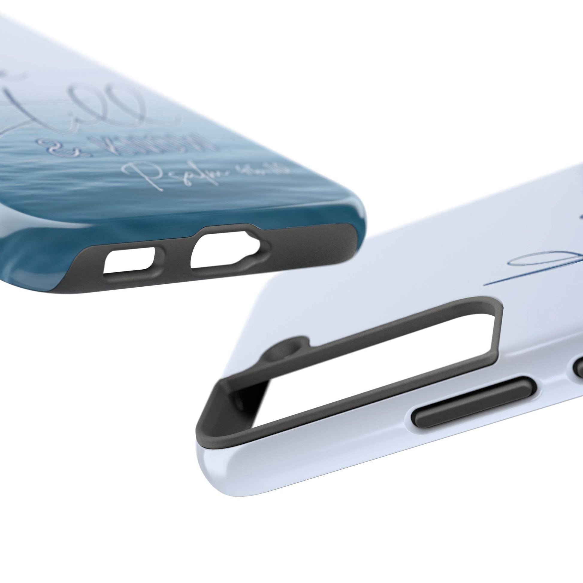Stillness & Strength Phone Case – Psalm 46:10 Scripture Design - Harmony + Hope