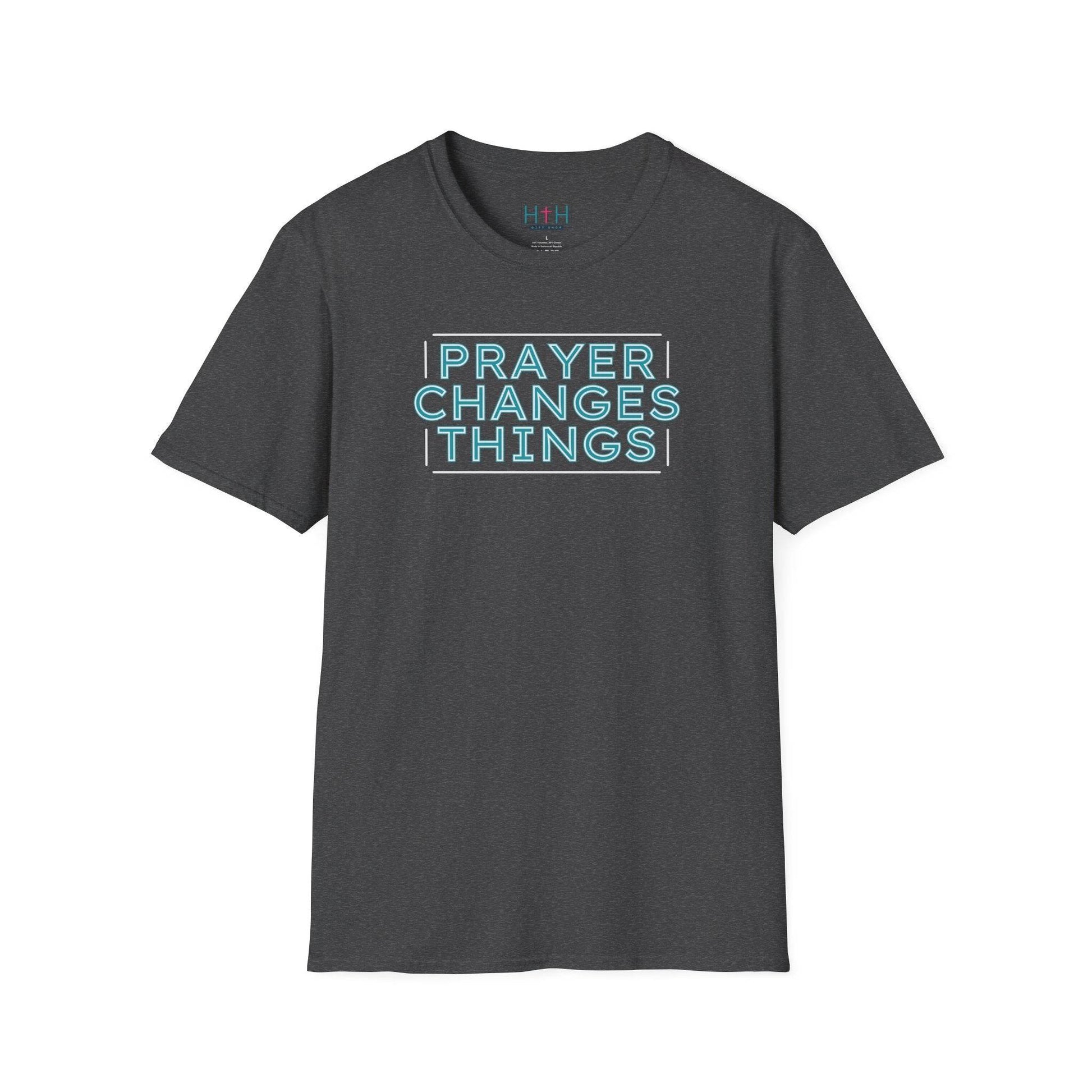 Faith in Motion - Prayer Changes Things Inspirational Unisex T-Shirt - Harmony + Hope