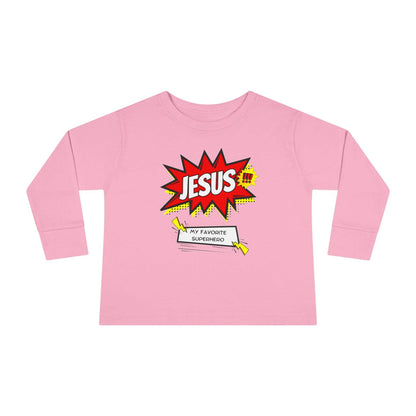 Jesus: My Favorite Superhero – Comic Book Style Toddler Tee - Harmony + Hope