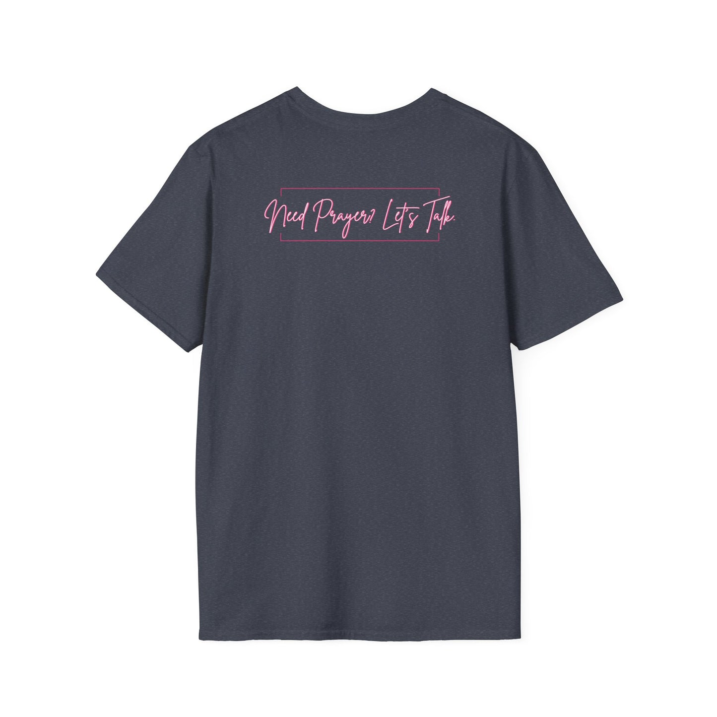 Calligraphy Casual "Prayer Changes Things" - Inspirational Unisex T-Shirt