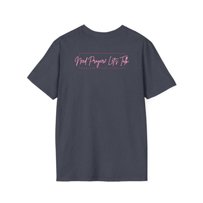 Calligraphy Casual "Prayer Changes Things" - Inspirational Unisex T-Shirt