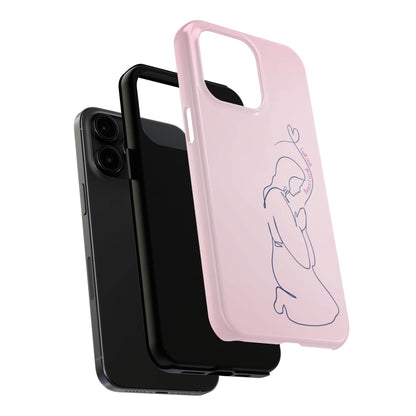 Before I Scroll, I Will Seek Phone Case – Light Pink Christian Cover - Harmony + Hope