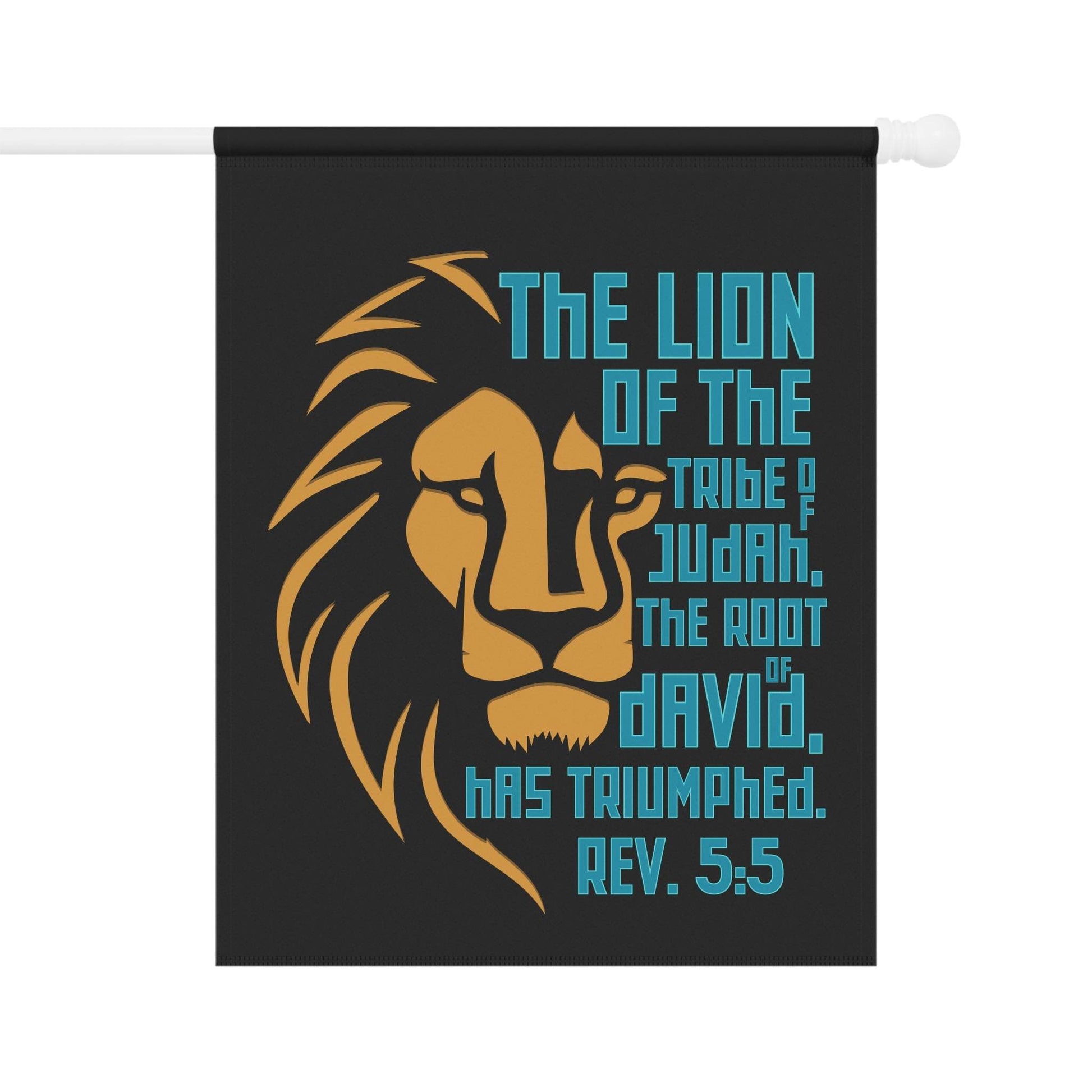 Lion of Judah – Revelation 5:5 Christian Garden Banner - Harmony + Hope
