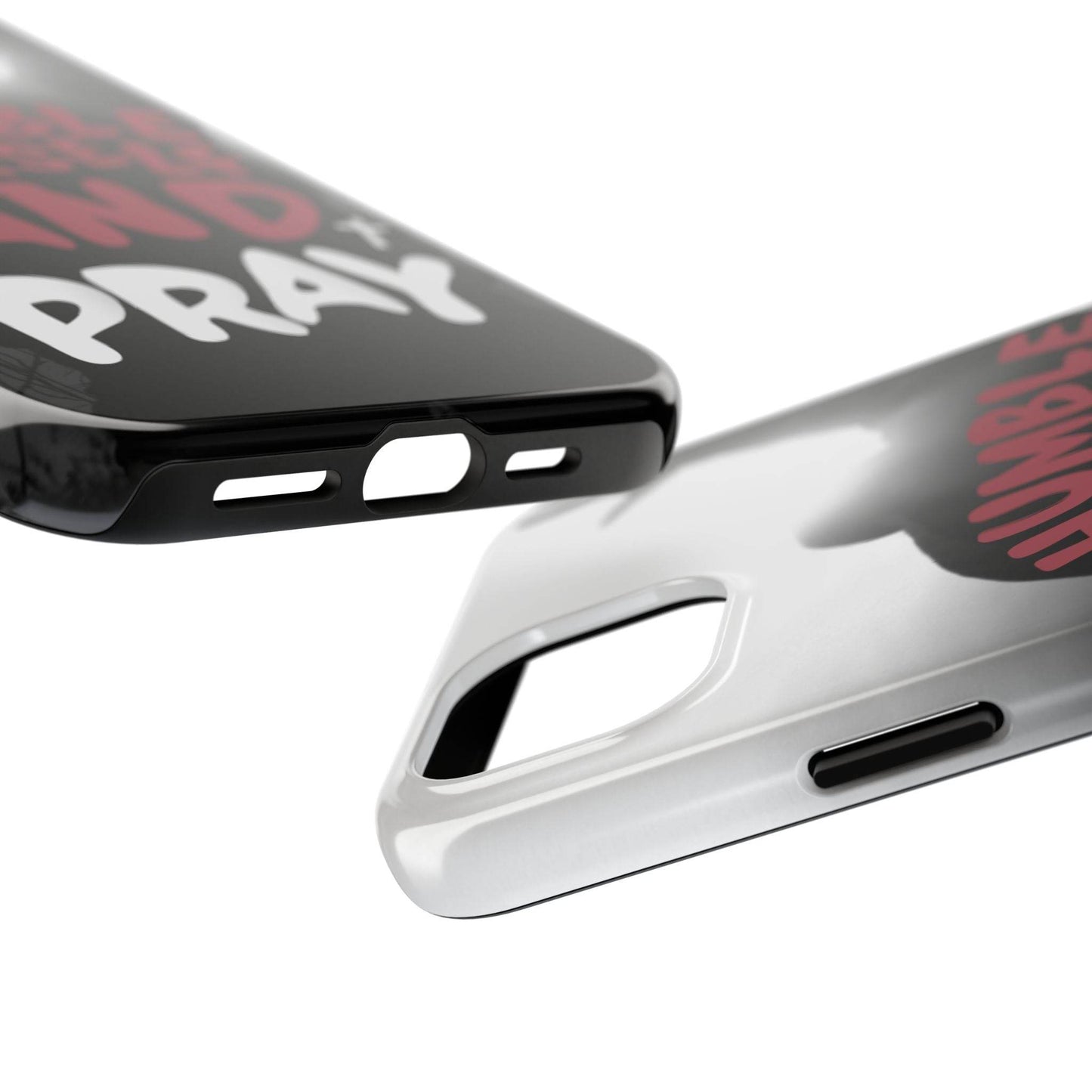 Humble Yourself and Pray Phone Case – Red Statement of Faith - Harmony + Hope