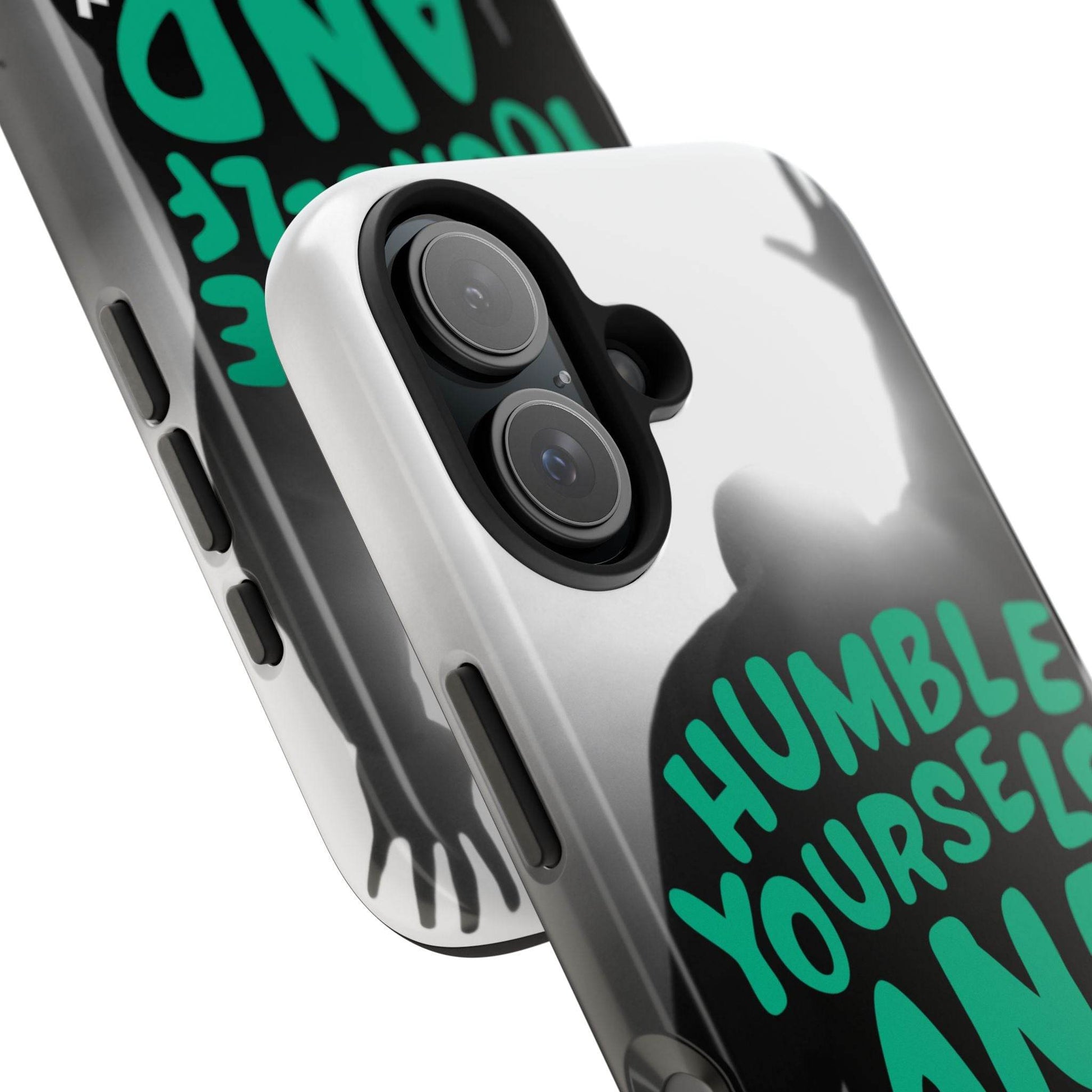 Humble Yourself and Pray Phone Case – Teal Christian Reminder - Harmony + Hope