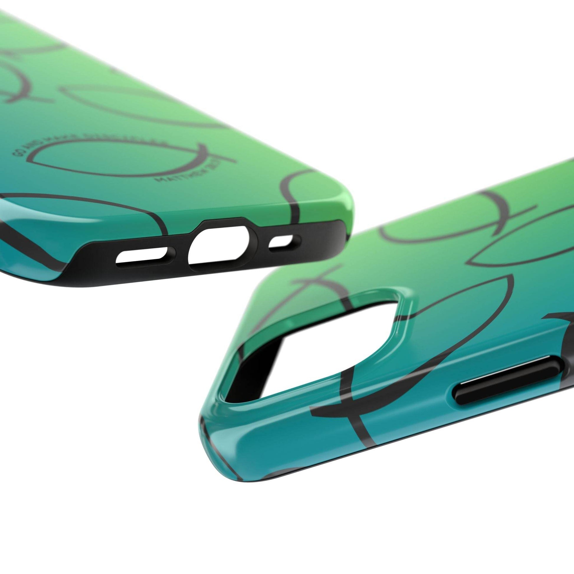 Go and Make Disciples Phone Case – Teal Green Gradient - Harmony + Hope