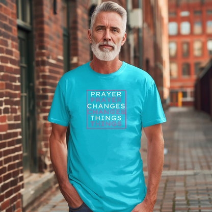 Pray Boldly "Prayer Changes Things" - Inspirational Unisex T-Shirt