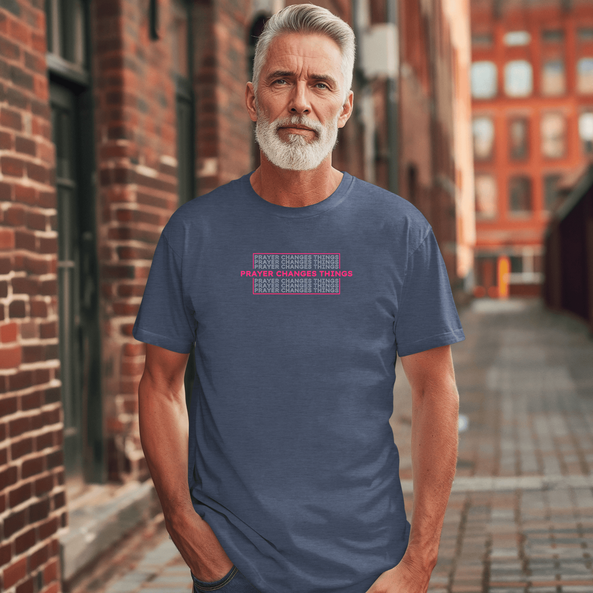 Vintage Wash: Prayer Changes Things T-Shirt - Harmony + Hope