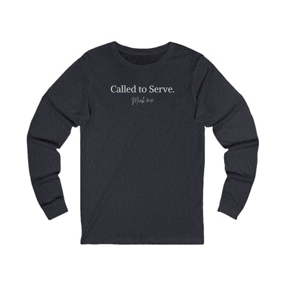 Called to Serve – Mark 10:45 Unisex Long Sleeve Tee - Harmony + Hope
