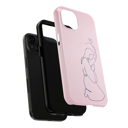 Before I Scroll, I Will Seek Phone Case – Light Pink Christian Cover - Harmony + Hope