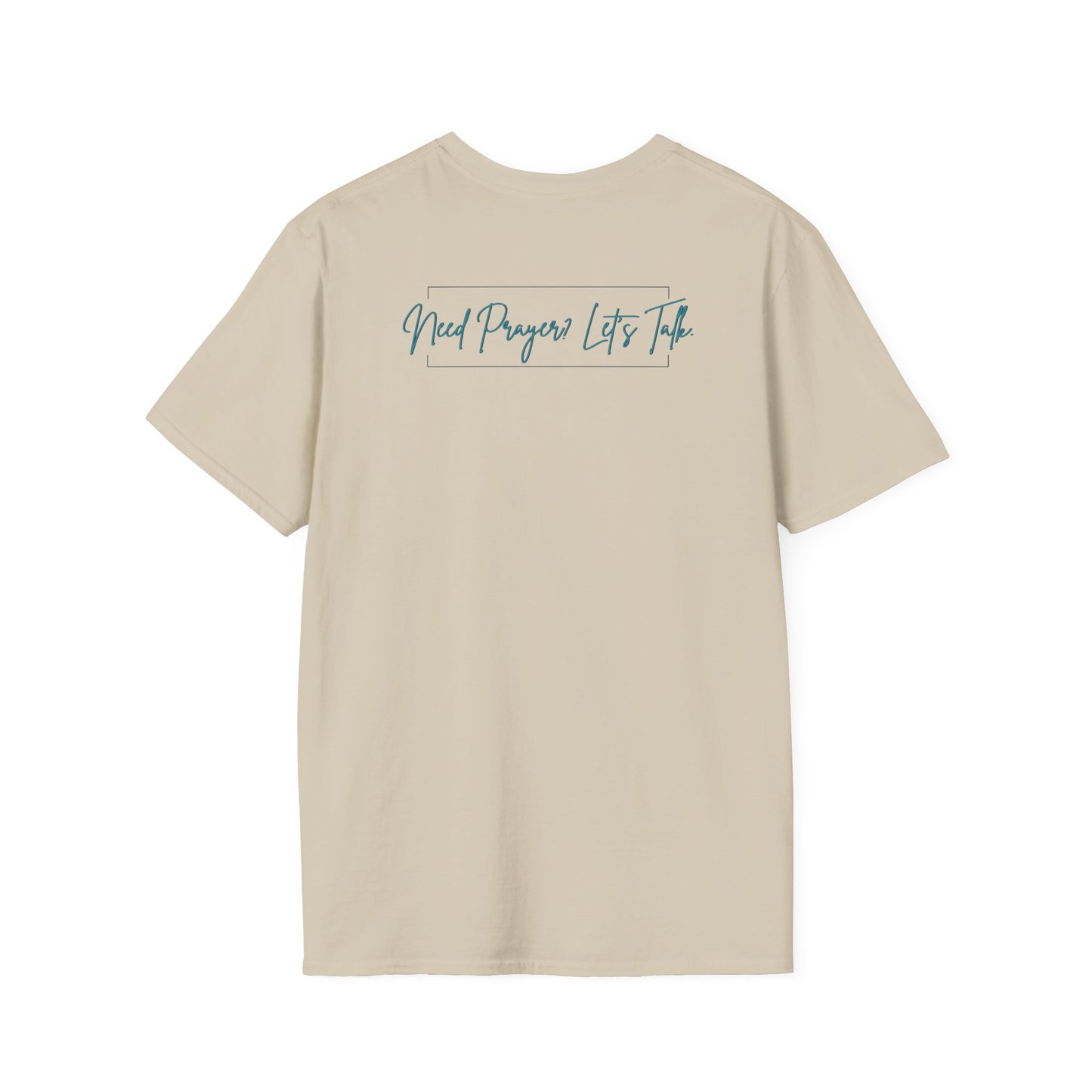 Calligraphy Casual "Prayer Changes Things" - Inspirational Unisex T-Shirt