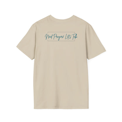 Calligraphy Casual "Prayer Changes Things" - Inspirational Unisex T-Shirt