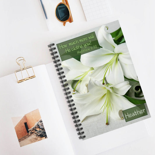 Trust a Bloom - Inspirational Spiralbound Journal - Harmony + Hope