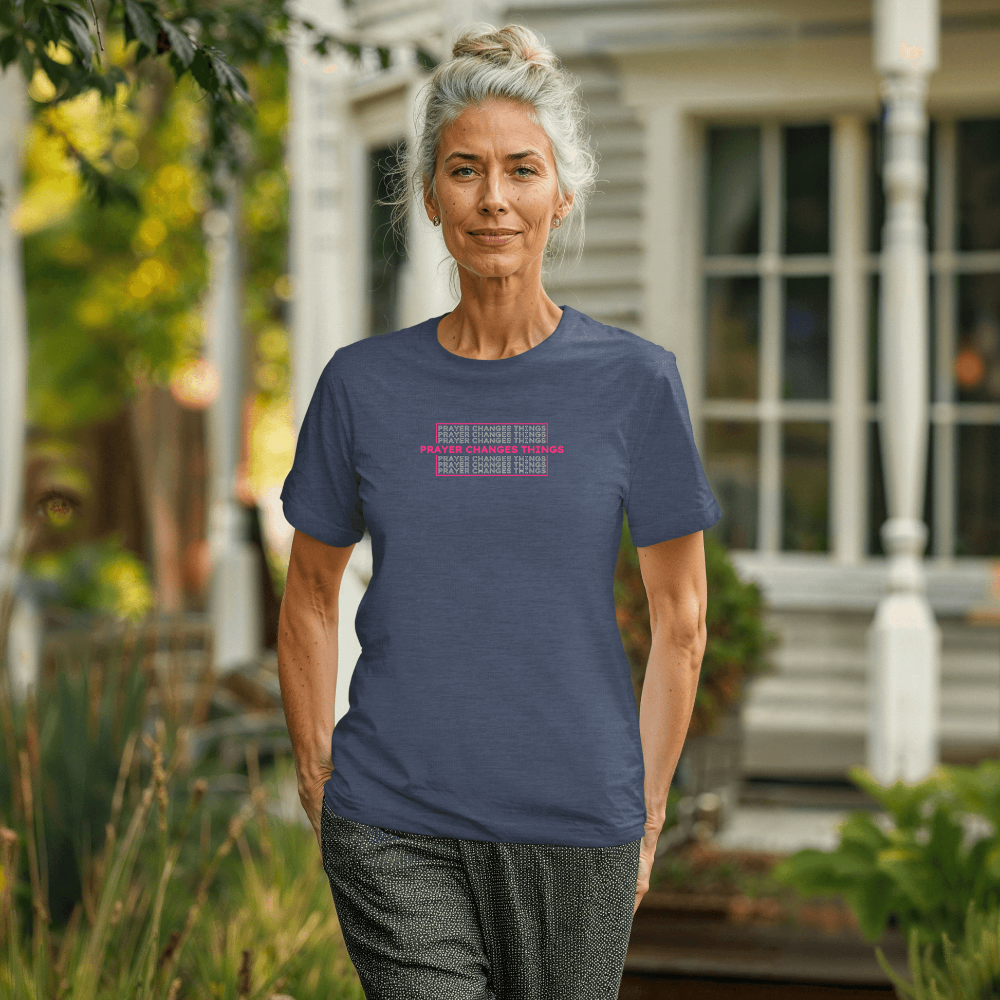 Vintage Wash: Prayer Changes Things T-Shirt - Harmony + Hope